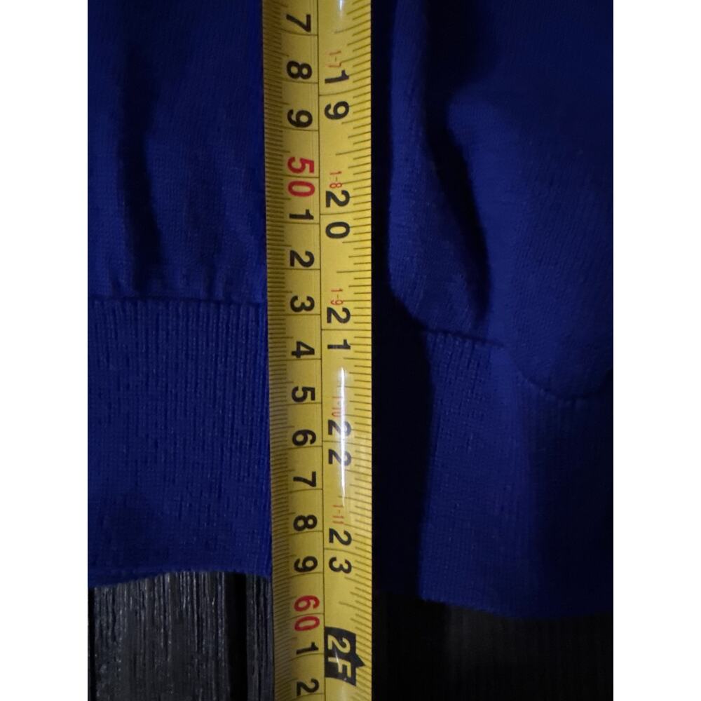 Ralph Lauren Sport Women's Size XL Blue Merino Wool Sweater Long Sleeve Preppy - Picture 5 of 8